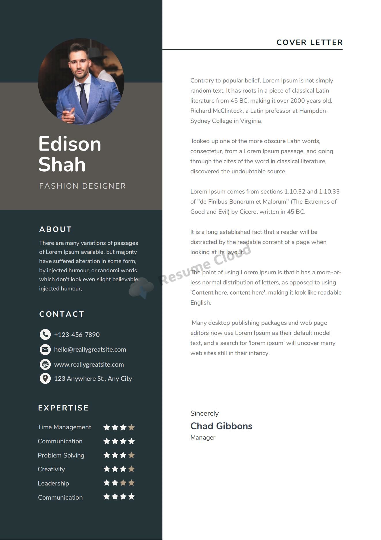 Art Director CV Resume Template_01